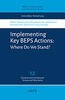 Implementing Key BEPS Actions: Where Do We Stand?